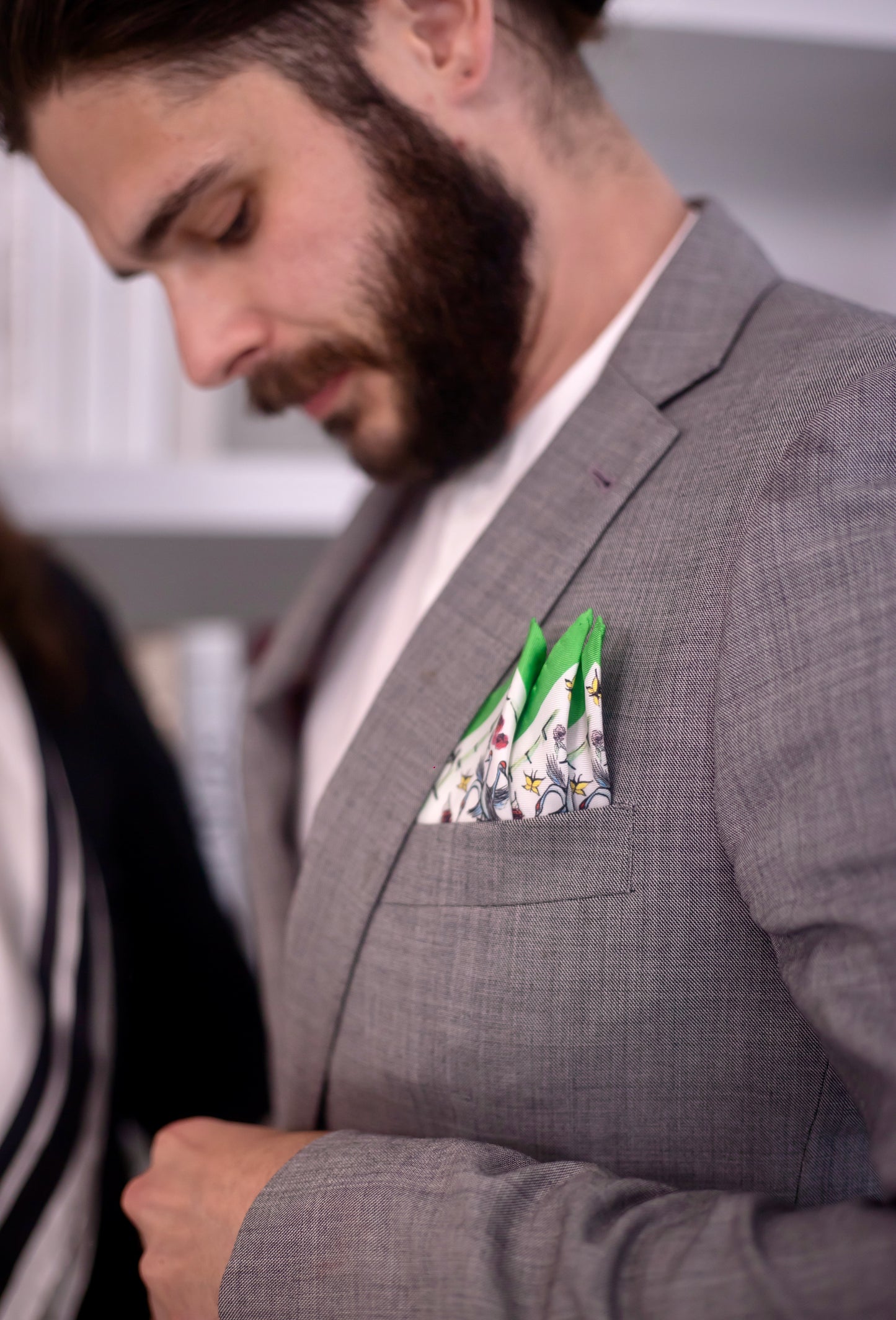 The "Peaceful Presents" Pocket Square/Bandana 100% mulberry silk scarf